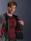 Alpinestars St-2 Air Jacket Deep Gray Dark Gray Bright Red