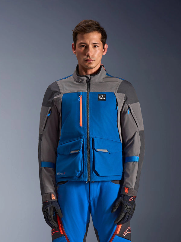 Alpinestars Maxdura Drystar®XF Laminated Armored Shel Royal Blue Dark Gray