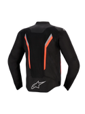 Alpinestars AST V3 Air Jacket Black Black Dark Gray Red Flu