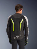 Alpinestars AST V3 Air Jacket Black Silver Yellow Fluo