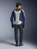 Alpinestars AST V3 Air Jacket Silver Deep Blue Bright Red