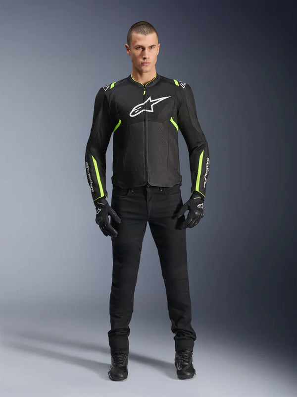 Alpinestars T-SPS Air V2 Jacket Black Yellow Fluo