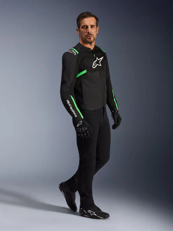 Alpinestars T-SPS Air V2 Jacket Black Fluo Green