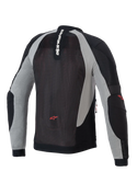 Alpinestars Troop-Air Jacket Black Ash Gray Bright Red