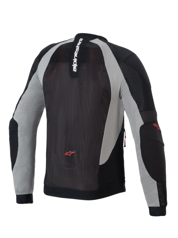 Alpinestars Troop-Air Jacket Black Ash Gray Bright Red