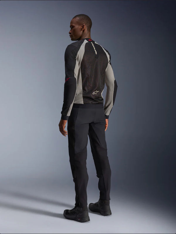 Alpinestars Troop-Air Jacket Black Ash Gray Bright Red