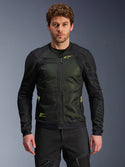 Alpinestars Troop-Air Jacket Black Yellow Fluo
