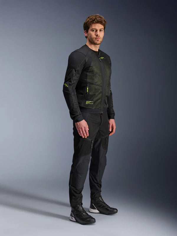 Alpinestars Troop-Air Jacket Black Yellow Fluo