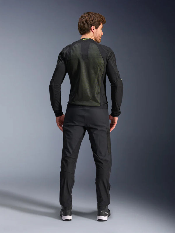 Alpinestars Troop-Air Jacket Black Yellow Fluo