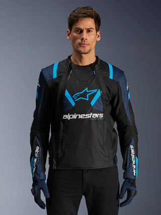 Alpinestars T-Stunt Air Jacket Black Dark Blue Blithe Blue