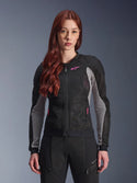 Alpinestars Stella Troop-Air Jacket Black Ash Gray Pink Fluo