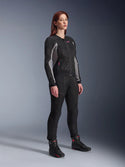 Alpinestars Stella Troop-Air Jacket Black Ash Gray Pink Fluo