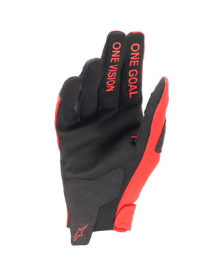 Alpinestars Youth 2024 Radar Gloves Mars Red Silver