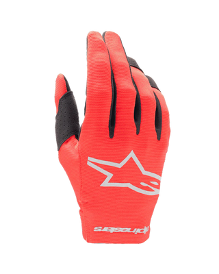 Alpinestars Youth 2024 Radar Gloves Mars Red Silver