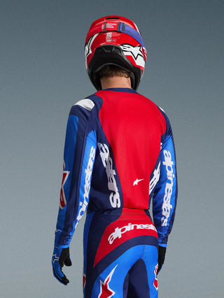 Alpinestars 2026 Fluid Grid Jersey Blue Red