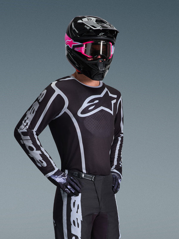 Alpinestars 2026 Fluid Grid Jersey Black Gray