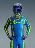 Alpinestars 2026 Fluid Grid Jersey Blue Yellow Fluo