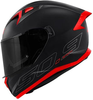 GIVI 509 Full-Face Helmet (Matt Black/Silver/Red)