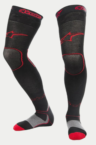 Alpinestars MX Long Tech Thick Socks Red Black