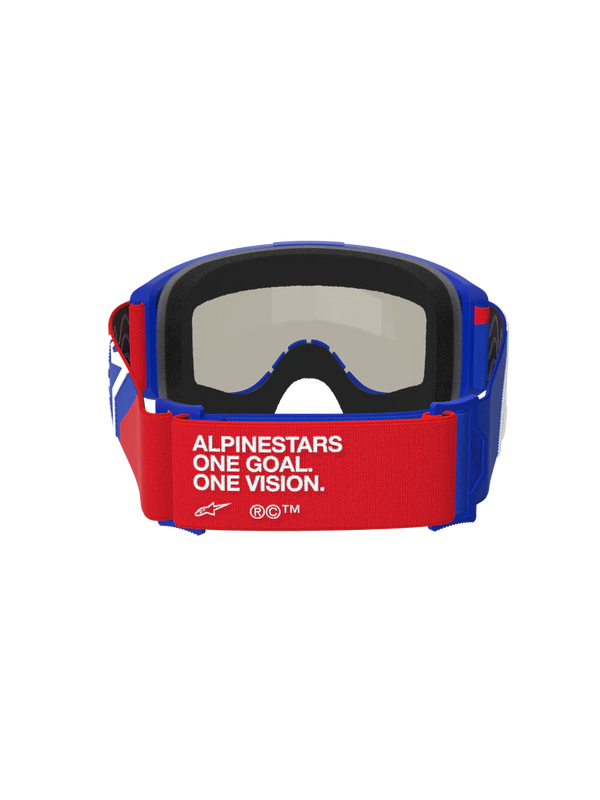 Alpinestars Vision Sand Goggles Blue/Red/White/Dark Smoke
