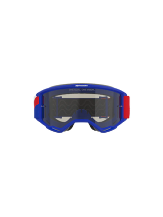 Alpinestars Vision Sand Goggles Blue/Red/White/Dark Smoke