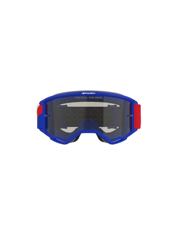 Alpinestars Vision Sand Goggles Blue/Red/White/Dark Smoke