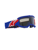 Alpinestars Vision Sand Goggles Blue/Red/White/Dark Smoke