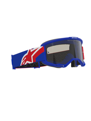 Alpinestars Vision Sand Goggles Blue/Red/White/Dark Smoke