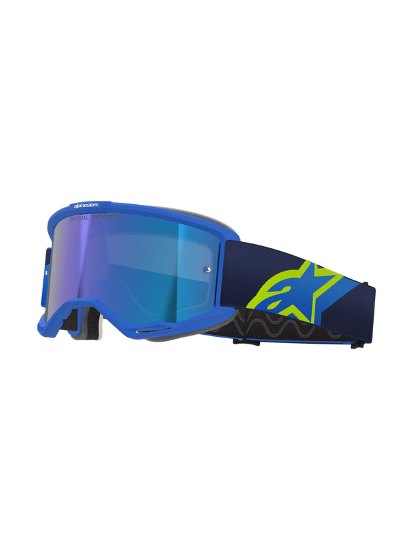 Alpinestars Vision 5 Corp Goggles Blue Yellow Fluo Mirror Blue