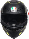 AGV K5 S E2205 MULTI - TORNADO MATT BLK/YELL FLUO L