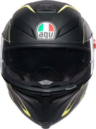 AGV K5 S E2205 MULTI - TORNADO MATT BLK/YELL FLUO L