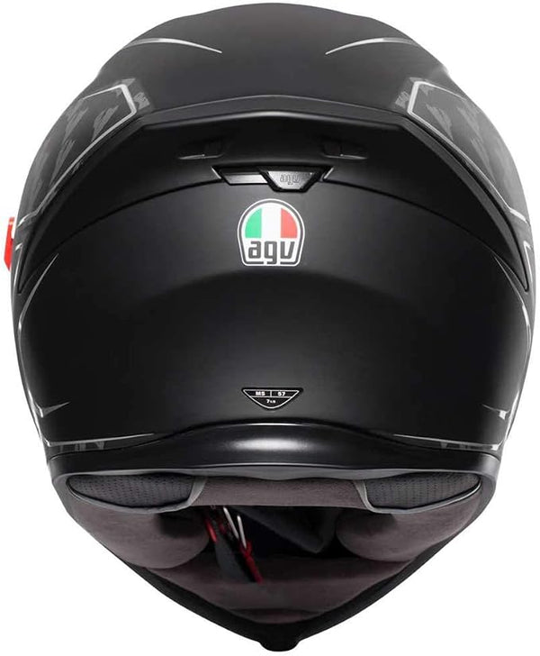 AGV K5 S E2205 Multi Tornado Helmet – Matt Black/Silver