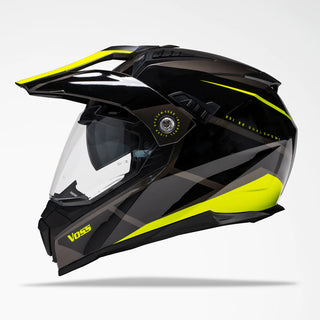 VOSS 601 D2 DUAL SPORT HIGH-VIZ INERTIA HELMET