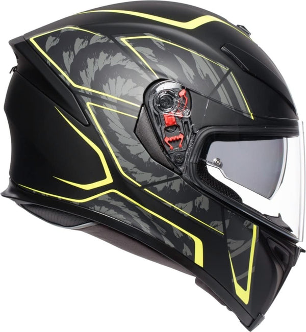 AGV K5 S E2205 MULTI - TORNADO MATT BLK/YELL FLUO L
