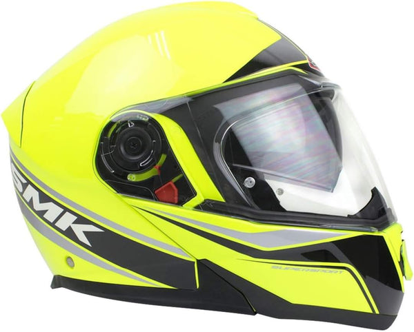 SMK Glide Flash Vision HV420 Flip-Up Motorcycle Helmet