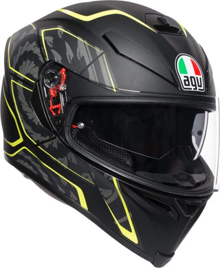 AGV K5 S E2205 MULTI - TORNADO MATT BLK/YELL FLUO L