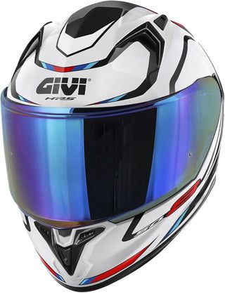 GIVI FULLFACE HELMET 508F MACH1 White/Black/Red