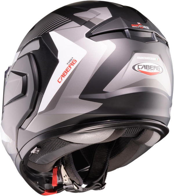 Caberg Trip Lunar Helmet Matte Black/Grey/White