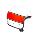 AGV X70 Multi Mino 73 White/Red Open Helmet