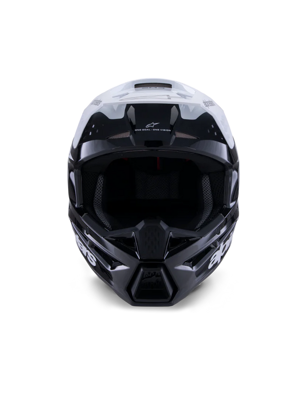 Alpinestars S-M3 Radium Helmet ECE 22.06 Black White Gray Glossy