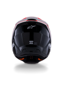 Alpinestars S-M3 Radium Helmet ECE 22.06 Black Red Fluo White Glossy