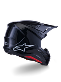 Alpinestars S-M7 Solid Helmet ECE 22.06 Black Glossy