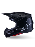 Alpinestars S-M7 Solid Helmet ECE 22.06 Black Glossy