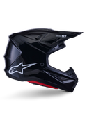 Alpinestars S-M7 Solid Helmet ECE 22.06 Black Glossy