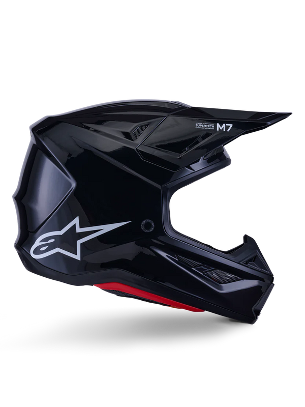 Alpinestars S-M7 Solid Helmet ECE 22.06 Black Glossy