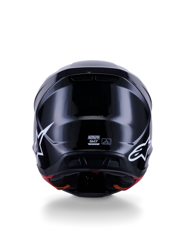 Alpinestars S-M7 Solid Helmet ECE 22.06 Black Glossy