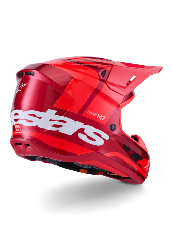 Alpinestars S-M7 Solid Helmet ECE 22.06 Red Gloss