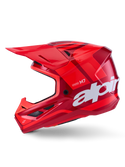 Alpinestars S-M7 Solid Helmet ECE 22.06 Red Gloss