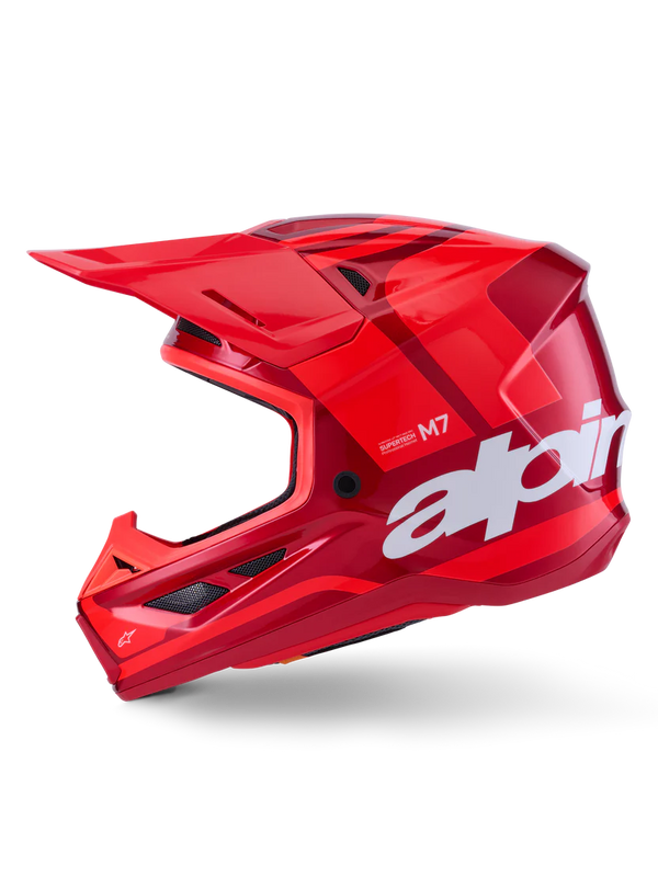 Alpinestars S-M7 Solid Helmet ECE 22.06 Red Gloss