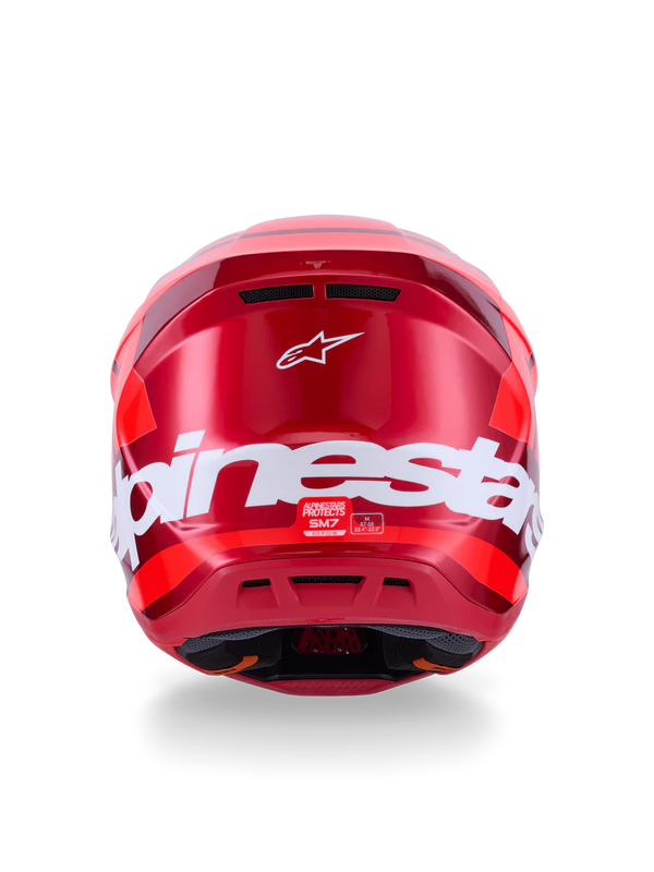 Alpinestars S-M7 Solid Helmet ECE 22.06 Red Gloss